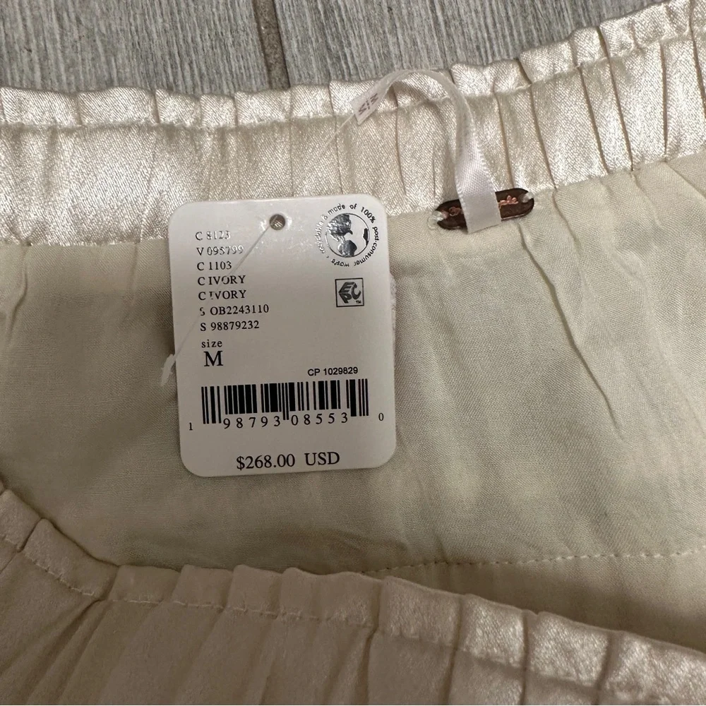 Free People Belle Ruffle Pants in Ivory - Picture 3 of 3